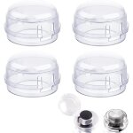 4pcs couvercle de sécurité pour bouton de four, bloc de protection contre gaz de cuisine, couvercles ... 4pcs couvercle de sécurité pour bouton de four, bloc de protection contre gaz de cuisine, couvercles ...
