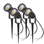 4pcs clairage extrieur cob 5w 220v ip65 projecteur led tanche projecteur contrlable lumire de jardin ...