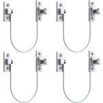 4pcs entrebilleur fentre porte restricteur de porte de fentre verrou fenetre upvc verrouillage de ...