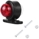 4pcs feux de position lat�raux led, lampe lat�rale de remorque 12v 24v double face blanc / rouge feux ...