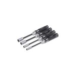4pcs hex socket nut drivers, modle de conducteur de prise de sortilge de peu de jambe de tige hexagonale ...