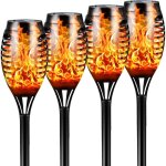 4pcs lampes solaires de jardin d'ext�rieur, 12pcs lampes solaires � led torche solaire d'ext�rieur, lampes ...