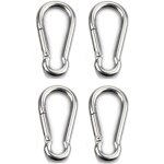4pcs mousqueton de fixation pour charges lourdes, sports, chiens de serrure, hamac balanoire, en acier ...