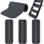 4pcs paillasson antidrapant pour camping car, couvre marche caravane adhsif, tapis nettoyage pour camping ...