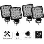 4pcs phare de travail led 3pouces 48w led phare travail projecteur feux antibrouillard pour voiture camion ...