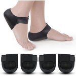 4pcs protege talon pour fasciite plantaire, protege talon chaussures, avec doux silicone gel pad, soulager ...