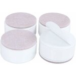 4pcs rehausseur de meubles en acier � haute teneur en carbone de 3 cm, rehausseur de meubles autocollant, ...
