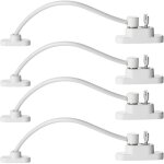 4pcs s�curit� entreb�illeur fen�tre porte verrouillage de s�curit� c�ble r�sistant et verrouillage � ...