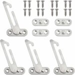 4pcs upvc serrure de fentre restricteur de fentre en acier inoxydable entrebilleur verrou de scurit ...
