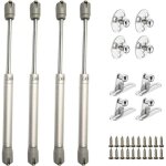 4pcs verin � gaz 80n, verin hydraulique, verin meuble amortisseur porte placard pour armoires biblioth�ques ...