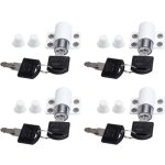 4pcs verrous de fen�tre porte coulissante patio embrailleur bloc baie vitr�e coulissante verrouillage ...