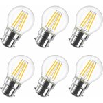 4w ampoule led filament � bayonnate g45 b22, 2700k blanc chaud, 470lm, ampoule vintage, non - dimmable, ...