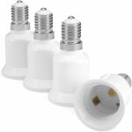 4x adaptateur de douille - convertisseur de douilles e14 vers e27 - adaptateur de support de lampe culot ... 4x adaptateur de douille - convertisseur de douilles e14 vers e27 - adaptateur de support de lampe culot ...