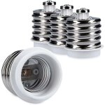 4x adaptateur de douille - convertisseur de douilles e40 vers e27 - adaptateur de support de lampe culot ...