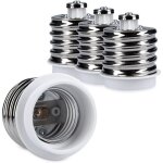 4x adaptateur de douille - convertisseur de douilles e40 vers e27 - adaptateur de support de lampe culot ...