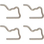 4x agrafe serrage injecteur - clips d?injecteur retour de gasoil