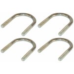 Cyclingcolors - 4x boulon avec �trier universel en u rond acier zingu� bride de fixation pour tuyaux ...