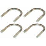 Cyclingcolors - 4x boulon avec �trier universel en u rond acier zingu� bride de fixation pour tuyaux ...