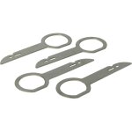 Vhbw - 4x cl�s d'extraction pour autoradio compatible avec audi a6 c5 4b, c6 4f voiture - outils pour ...