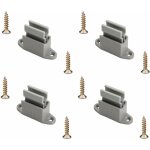 4x clip bloqueur de manivelle volet roulant rglable gris support guide manette plastique 14mm universel ...