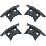 4x embout guidage de lame de volet roulant en pvc noir coulisse maintien treuil fen�tre store ouverture ...