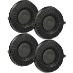 4x filtres � charbon actif compatible avec candy cft62 / 2n, cft62 / 2w, cft62 / 2x, cft620, cft910 / ...