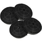 4x filtres � charbon actif compatible avec elica belt bl / f / 55 prf0034211c, belt bl / f / 80 prf0032793c, ...