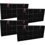 4x filtres � charbon actif compatible avec hotpoint - ariston df 230, df 235, df 260, df 280, df 330 ...