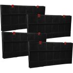 4x filtres � charbon actif compatible avec scholtes h3760, h3790, hc6060, hc6060br, hc6060wh, hi60, hi90 ...