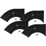 4x filtres � charbon actif compatible avec whirlpool akr 978 ix, akrr 968 ix, akr 964 nb, akr 964 wh ...