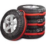 4x housse de pneu voiture - sac de rangement et protection pour roue de secours diamètre 66cm avec sangle ... 4x housse de pneu voiture - sac de rangement et protection pour roue de secours diamètre 66cm avec sangle ...