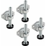 Cyclingcolors - 4x kit ferrure d'assemblage support pied base table chaise meuble etag�re fixation, avec ...