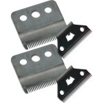 4x lames de rechange (2x grand couteau, 2x lame de pr�cision) compatible avec moser 1173, 1406, 1170 ...