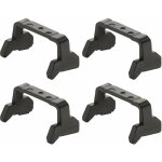 Cyclingcolors - 4x limiteur d'ouverture d'angle 85 maxi pour charnire tiomos en plastique delrin noir ...