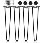 4x pieds en épingle hairpin legs pieds de table acier diy patins de table pieds de table interchangeables ... 4x pieds en épingle hairpin legs pieds de table acier diy patins de table pieds de table interchangeables ...