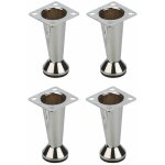 4x pied de meuble ajustable 7mm conique mtal meuble tv rglable canap buffet armoire table lit bureau ...