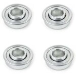 4x roulement de roue tondeuse universel 12, 7mm x 28, 6mm entretien jardin tracteur