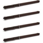 4x support d'�tag�re cach� invisible flottant marron capacit� 15kg console fixation murale suspendue ...