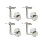 4x supports de main courante inox 304 pour rampe escalier acier inoxydable soutien support mural - dolaso ...