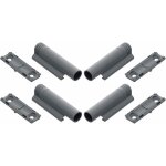 4x support  visser blum 970. 1201 pour amortisseur de porte blumotion en plastique gris 59 x 20mm adaptateur ...