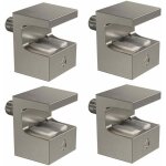 4x taquet �tag�re r�glable par vis avec patin plastique caoutchouc anti rayure et glissement tenon 5mm ...