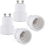 4x2. 8cm 4pc adaptateur de douille - convertisseur douilles gu10 vers e14 - adaptateur de support de ...