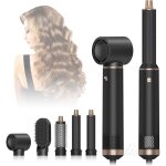 5 - en - 1 air styler air brush avec seche cheveux, brosse soufflante, fer a boucler, thermal brush brosse ...