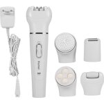 5 en 1 femme epilateur electrique visage massage du visage rechargeable