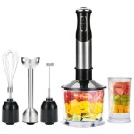 5 - en - 1 mixer plongeur - mixeur plongeant - 1000w - 21 types de rglage de la vitesse - hachoir, fouet, ...