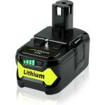 Pdstation - 5. 5ah 18v li - ion pour ryobi one batterie rb18l40 rb18l50 rb18l25 rb18l13 p108 p107 p122 ...