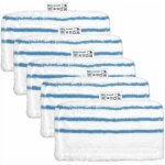 5 accessoires de nettoyage rectangulaires en microfibre pour balai vapeur black + decker - remplacement ...