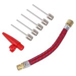 5 embouts de gonflage pour pompe embouts de gonflage pour ballons foot, basket, rugby, handball. pompe ...