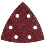 5 feuilles abrasives auto - agrippantes 93 x 93 mm, p 320, s�rie � professional �, pour bois et m�tal, ...