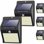 5 pack ?lampe solaire ext�rieur, 3 modes lampe exterieur detecteur de mouvement 100 led �tanche lumiere ...